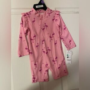 12‎ months baby girl swimsuit and dress bundle! NWT!